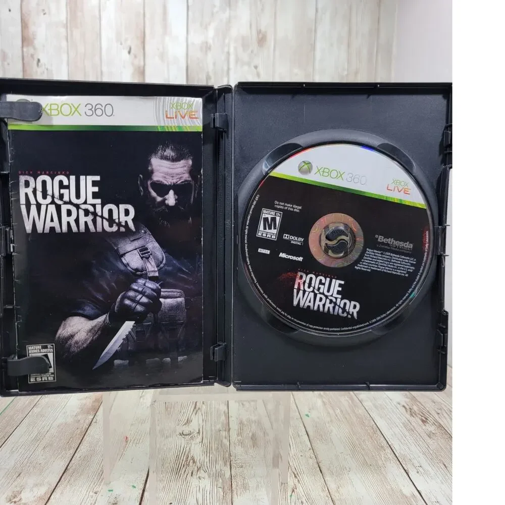 Rogue Warrior Xbox 360 Shooter Manual Included